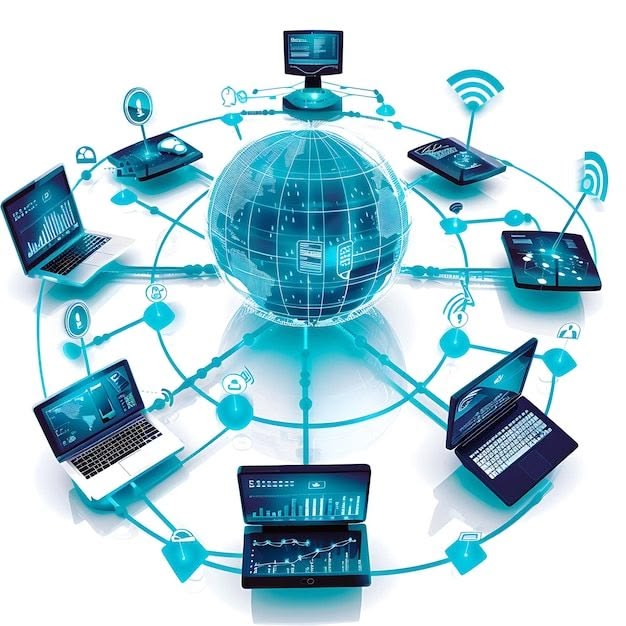 Connected digital technology network